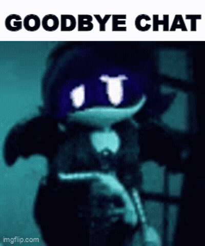 Cartoon Character Saying Goodbye Chat GIF