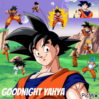 Cartoon Character Saying Goodnight Yahya GIF