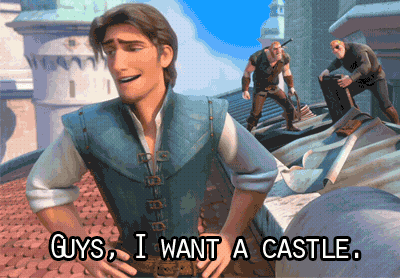 Cartoon Character Saying Guys I Want A Castle GIF