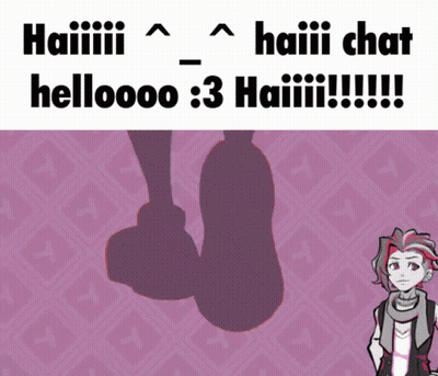 Cartoon Character Saying Haiii Chat Hellooo 3 Haiii GIF