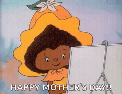 Cartoon Character Saying Happy Mothers Day GIF