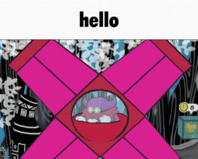Cartoon Character Saying Hello GIF