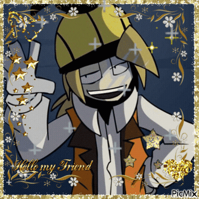 Cartoon Character Saying Hello My Friend GIF