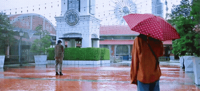 Cartoon Character Saying Here It Comes To Crowd GIF