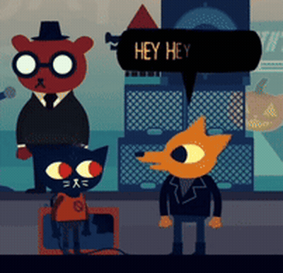 Cartoon Character Saying Hey Hey GIF