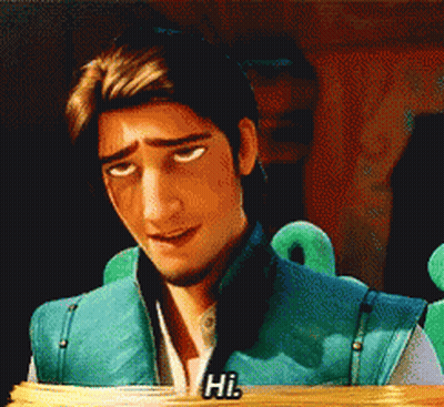 Cartoon Character Saying Hi And Smiling GIF