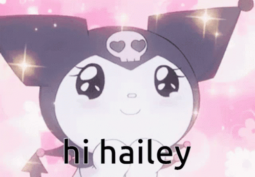 Cartoon Character Saying Hi Hailey GIF