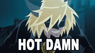 Cartoon Character Saying Hot Damn GIF