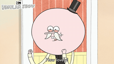 Cartoon Character Saying How Lovely GIF