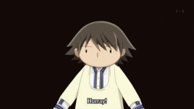 Cartoon Character Saying Hurray GIF
