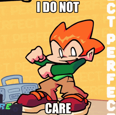 Cartoon Character Saying I Do Not Care GIF