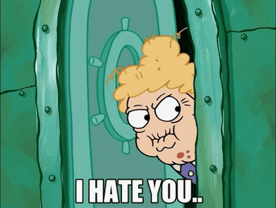 Cartoon Character Saying I Hate You GIF