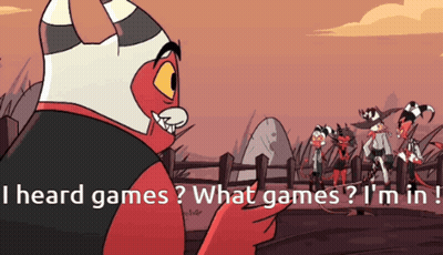 Cartoon Character Saying I Heard Games What Games I M In GIF