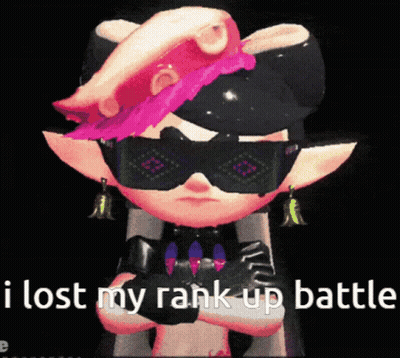 Cartoon Character Saying I Lost My Rank Up Battle GIF