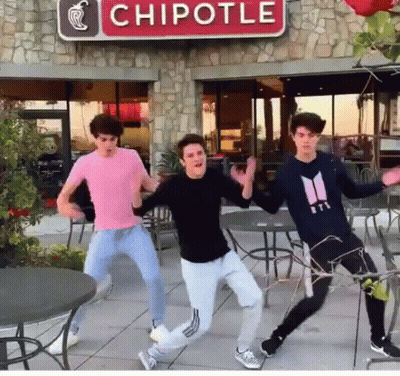 Cartoon Character Saying I Love Chipotle GIF