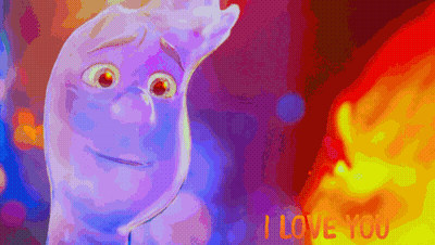 Cartoon Character Saying I Love You GIF
