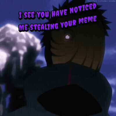 Cartoon Character Saying I See You Notice Meme GIF