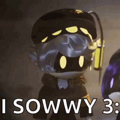 Cartoon Character Saying I Sowwy 3 GIF