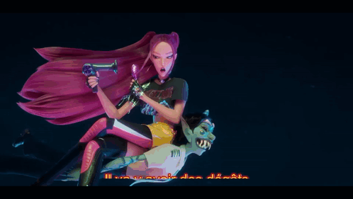 Cartoon Character Saying Il Va Y Avoir Des Degats GIF