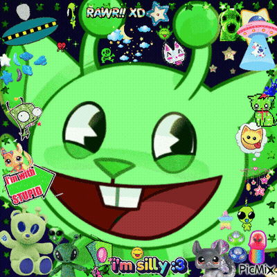 Cartoon Character Saying Im Silly GIF