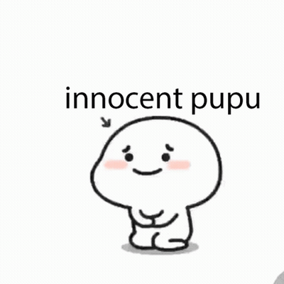 Cartoon Character Saying Innocent Pupu GIF