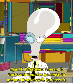 Cartoon Character Saying It Hurts GIF