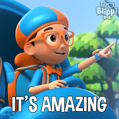 Cartoon Character Saying It's Amazing GIF