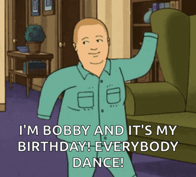 Cartoon Character Saying Its Birthday GIF