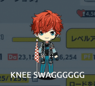 Cartoon Character Saying Knee Swagggggg GIF