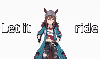 Cartoon Character Saying Let It Ride GIF
