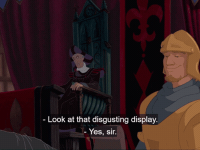 Cartoon Character Saying Look At That Disgusting Display GIF