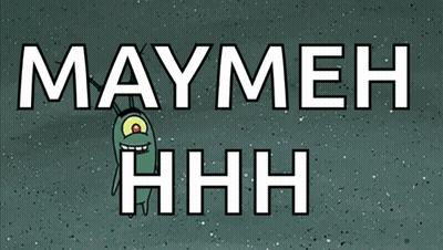 Cartoon Character Saying Maymeh Hhh GIF