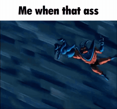 Cartoon Character Saying Me When That Ass GIF