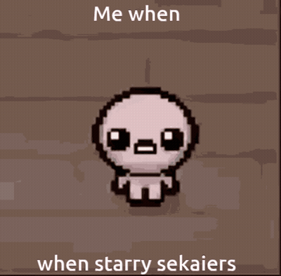 Cartoon Character Saying Me When When Starry Sekaiers GIF