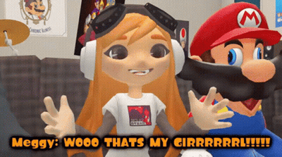 Cartoon Character Saying Meggy Wooo Girrrr GIF