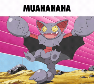 Cartoon Character Saying Muahaha GIF