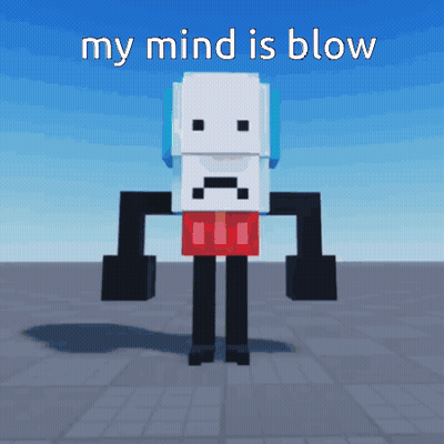 Cartoon Character Saying My Mind Is Blow GIF