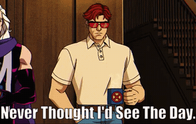 Cartoon Character Saying Never Thought Id See The Day GIF