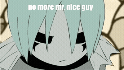 Cartoon Character Saying No More Mr. Nice Guy GIF