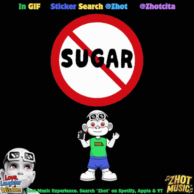 Cartoon Character Saying No Sugar GIF