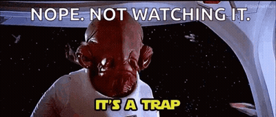 Cartoon Character Saying Nope It's A Trap GIF