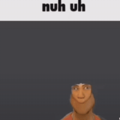Cartoon Character Saying Nuh Uh GIF