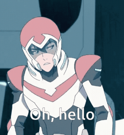 Cartoon Character Saying Oh Hello With Helmet GIF