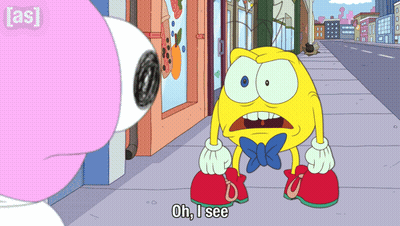 Cartoon Character Saying Oh I See GIF