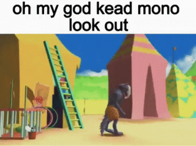 Cartoon Character Saying Oh My God Kead Mono GIF