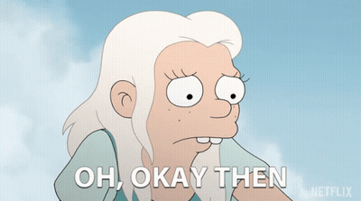 Cartoon Character Saying Oh Okay Then GIF