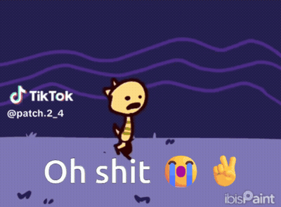 Cartoon Character Saying Oh Shit With Peace Sign GIF
