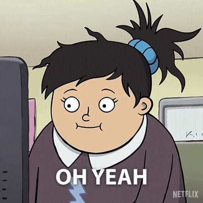 Cartoon Character Saying Oh Yeah Netflix GIF
