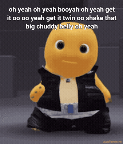 Cartoon Character Saying Oh Yeah Oh Yeah Booyah GIF