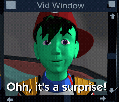 Cartoon Character Saying Ohh It's A Surprise GIF
